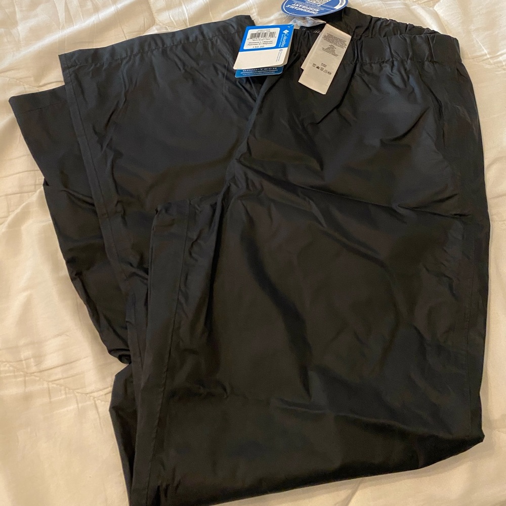 Columbia waterproof pants.